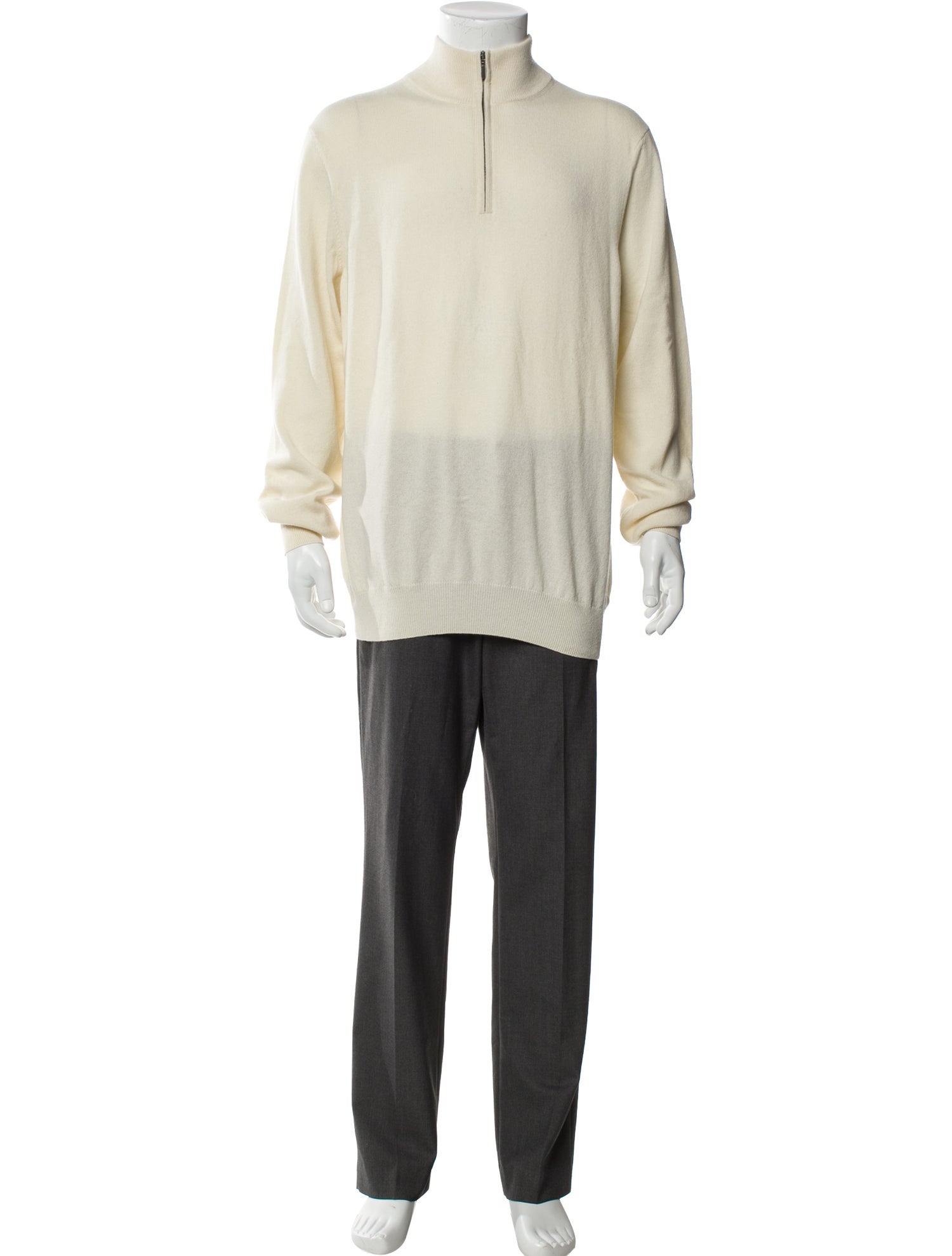 Paul Stuart Cashmere Turtleneck Polo Sweater w/ Tags