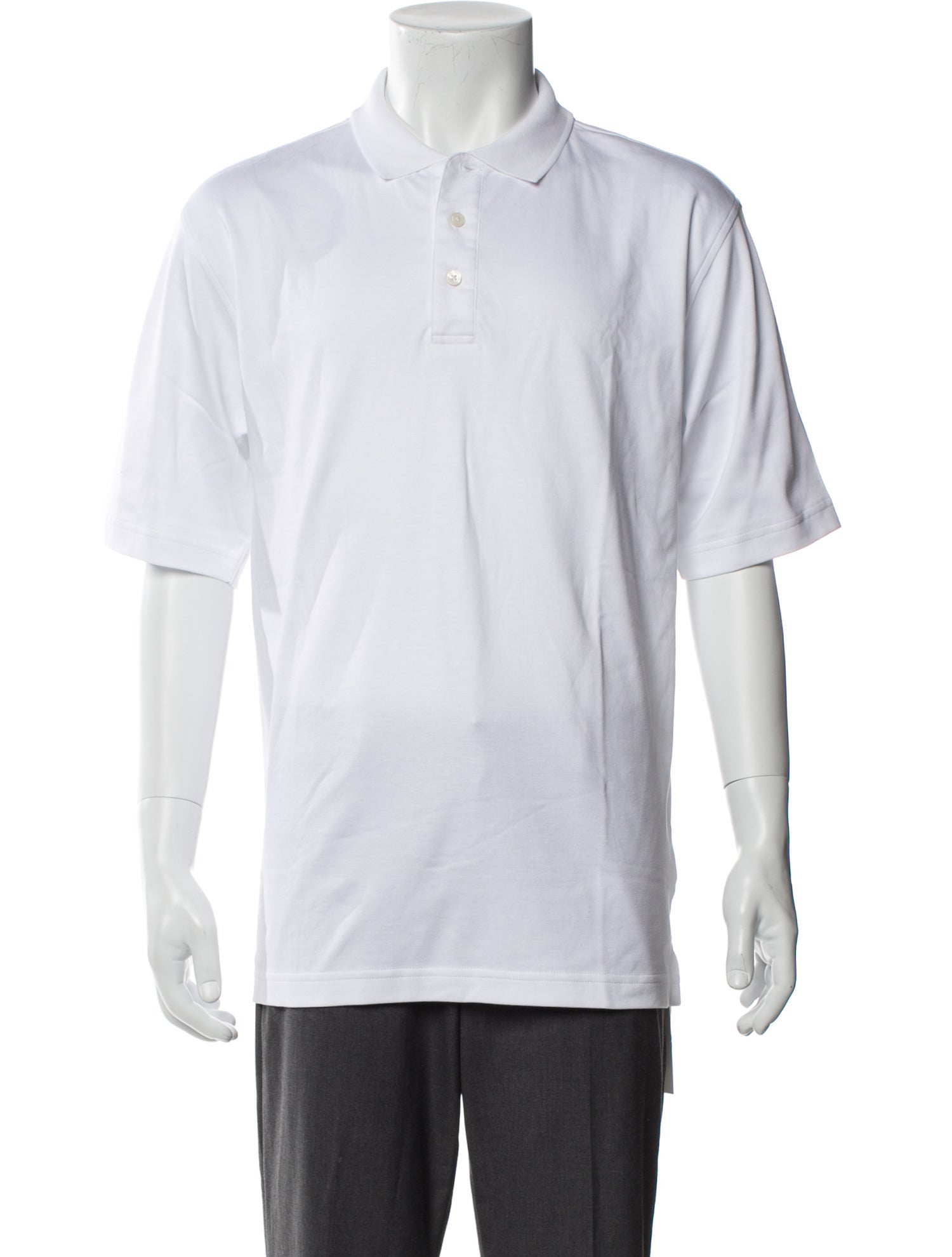 Paul Stuart Collar Short Sleeve Polo Shirt