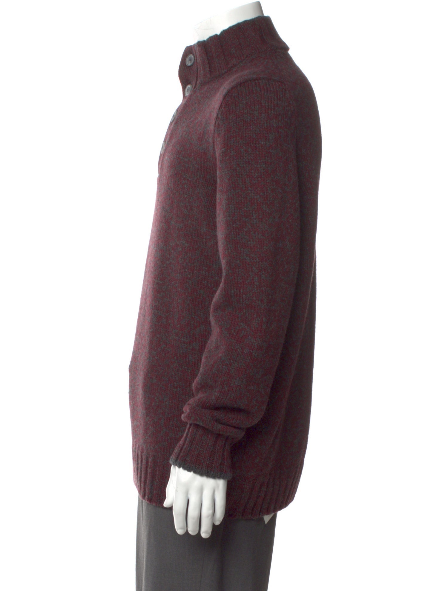 Paul Stuart Virgin Wool Turtleneck Polo Sweater