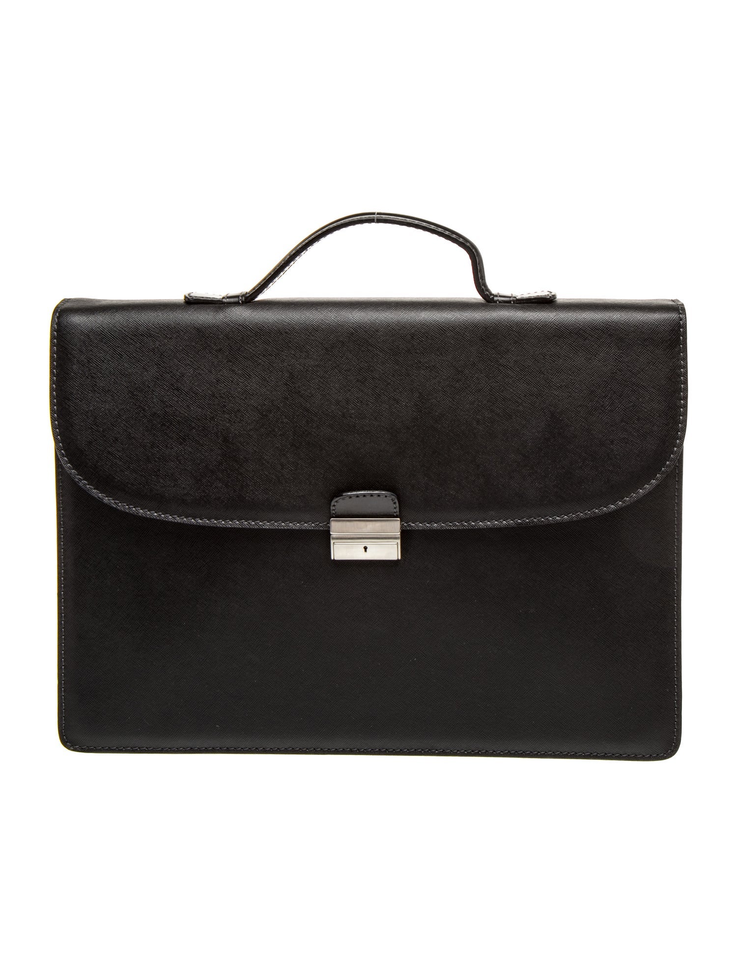 Paul Stuart Leather Briefcase