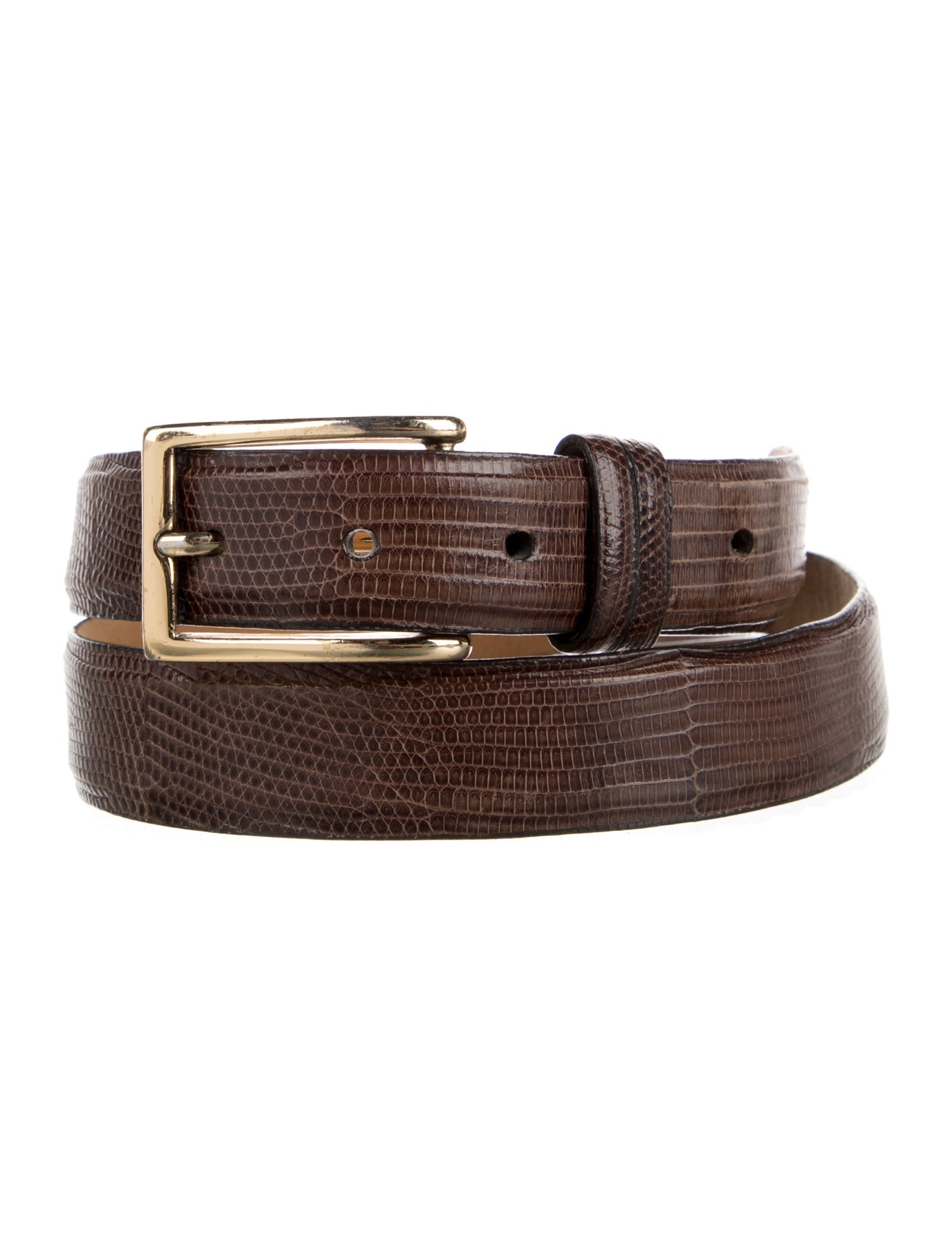 Paul Stuart Skinny Lizard Waist Belt