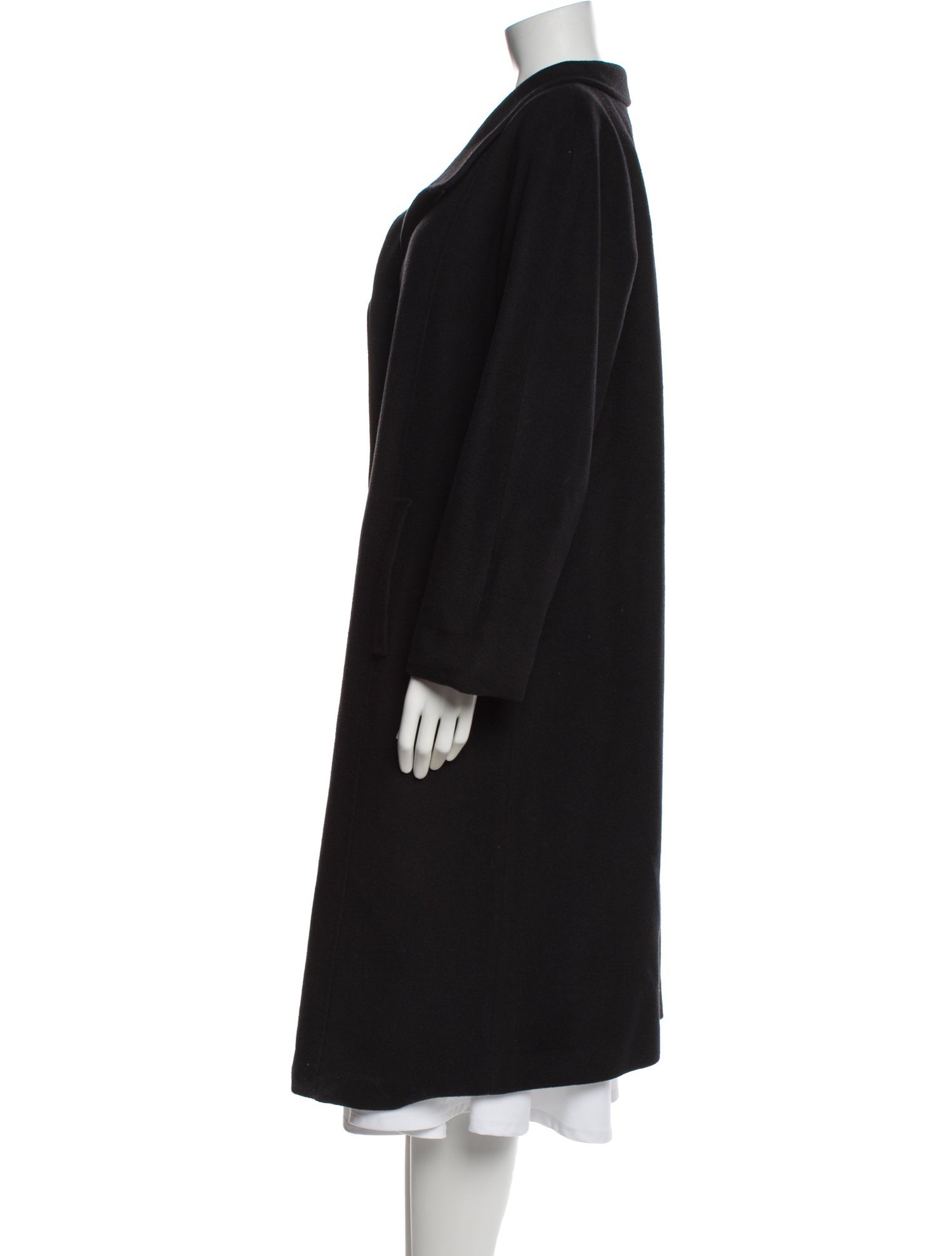 Paul Stuart Cashmere Faux Fur Coat