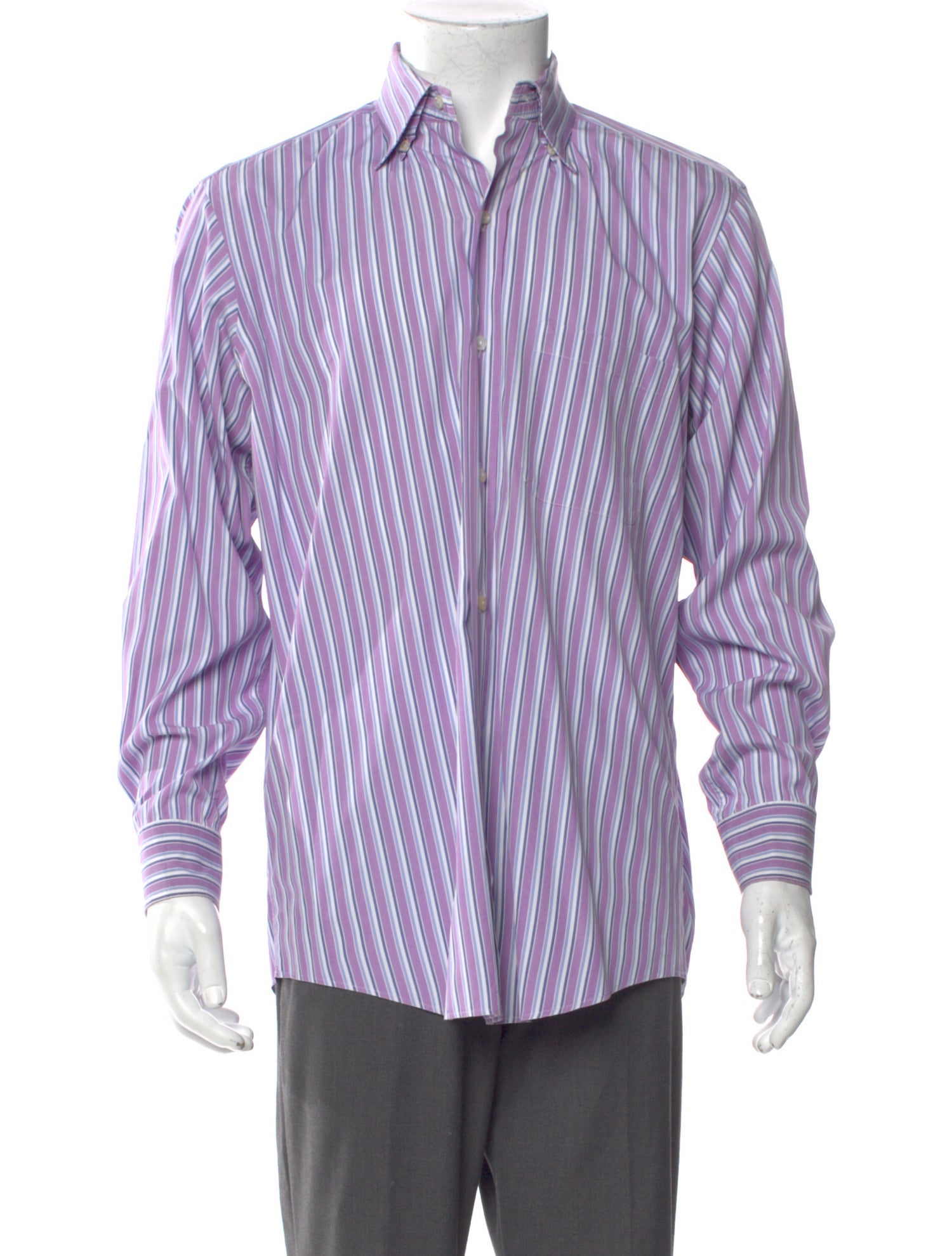 Paul Stuart Striped Long Sleeve Shirt