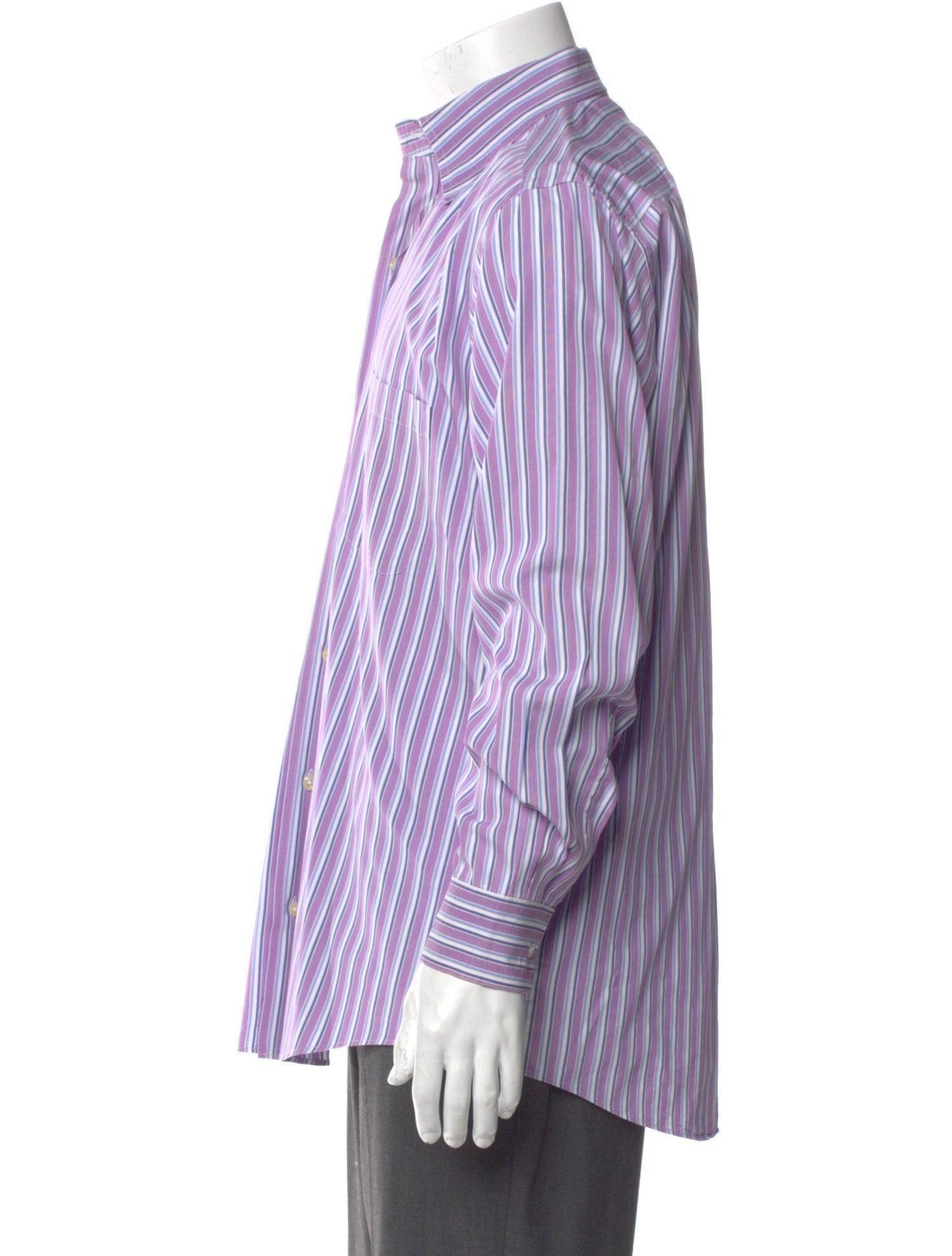 Paul Stuart Striped Long Sleeve Shirt