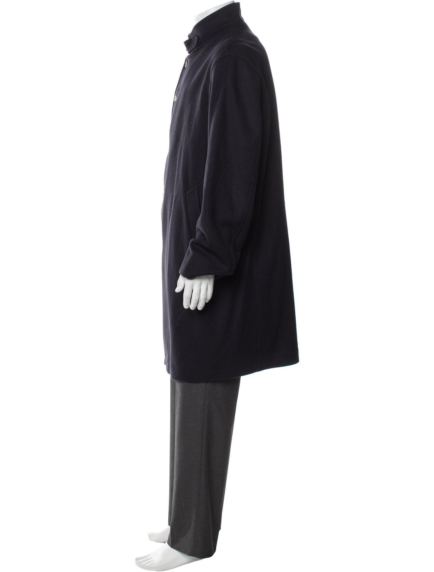 Paul Stuart Virgin Wool Trench Coat