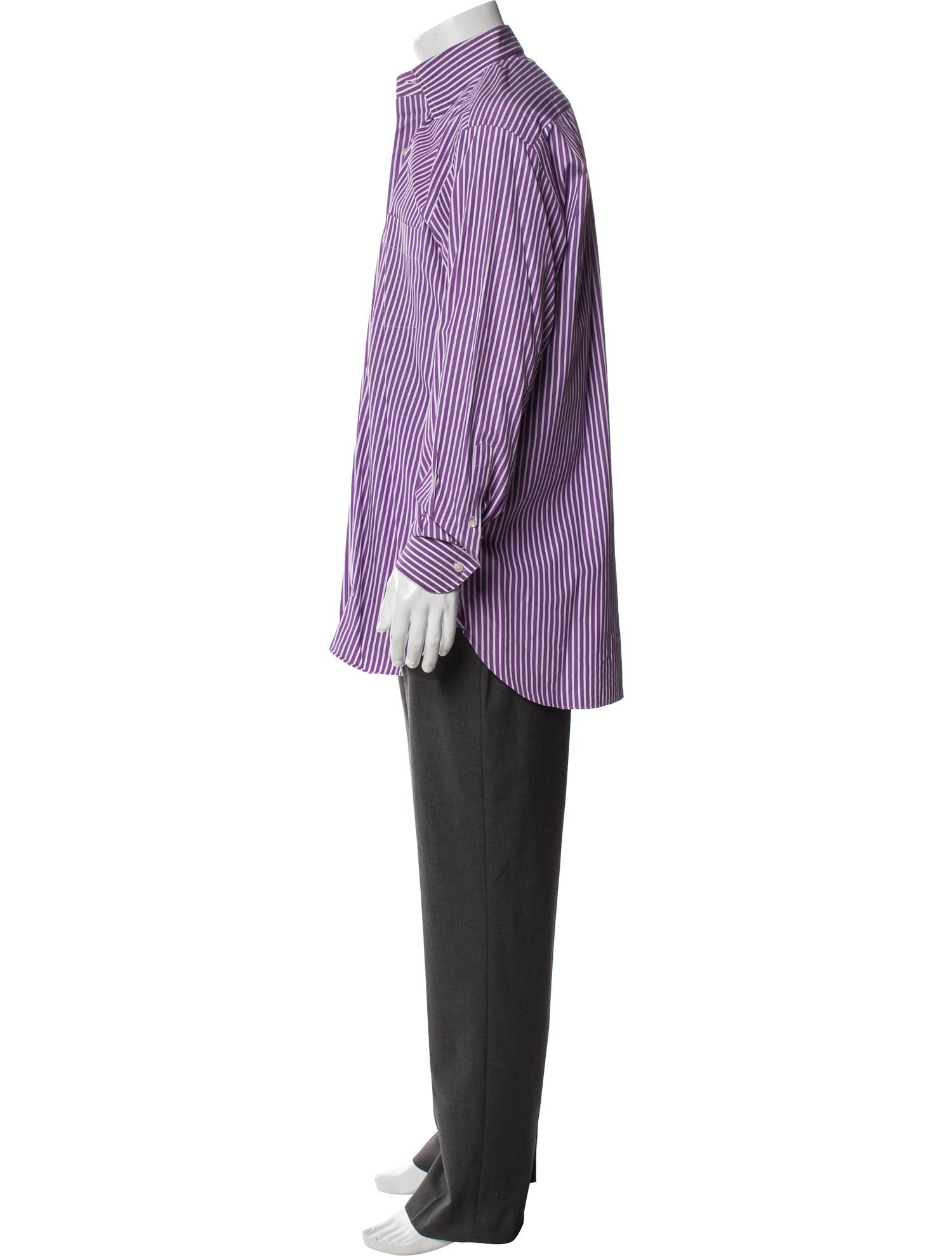 Paul Stuart Striped Long Sleeve Shirt