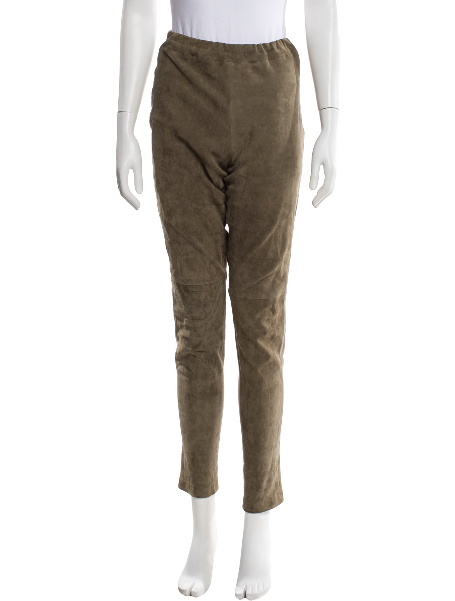 Paul Stuart Leather Skinny Leg Pants
