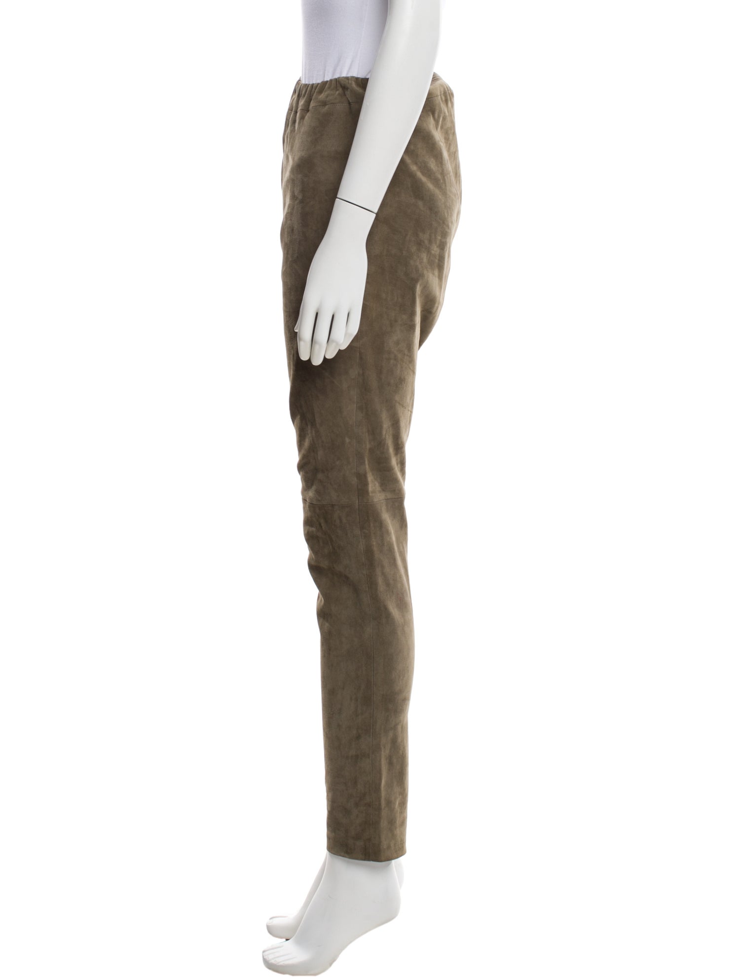 Paul Stuart Leather Skinny Leg Pants