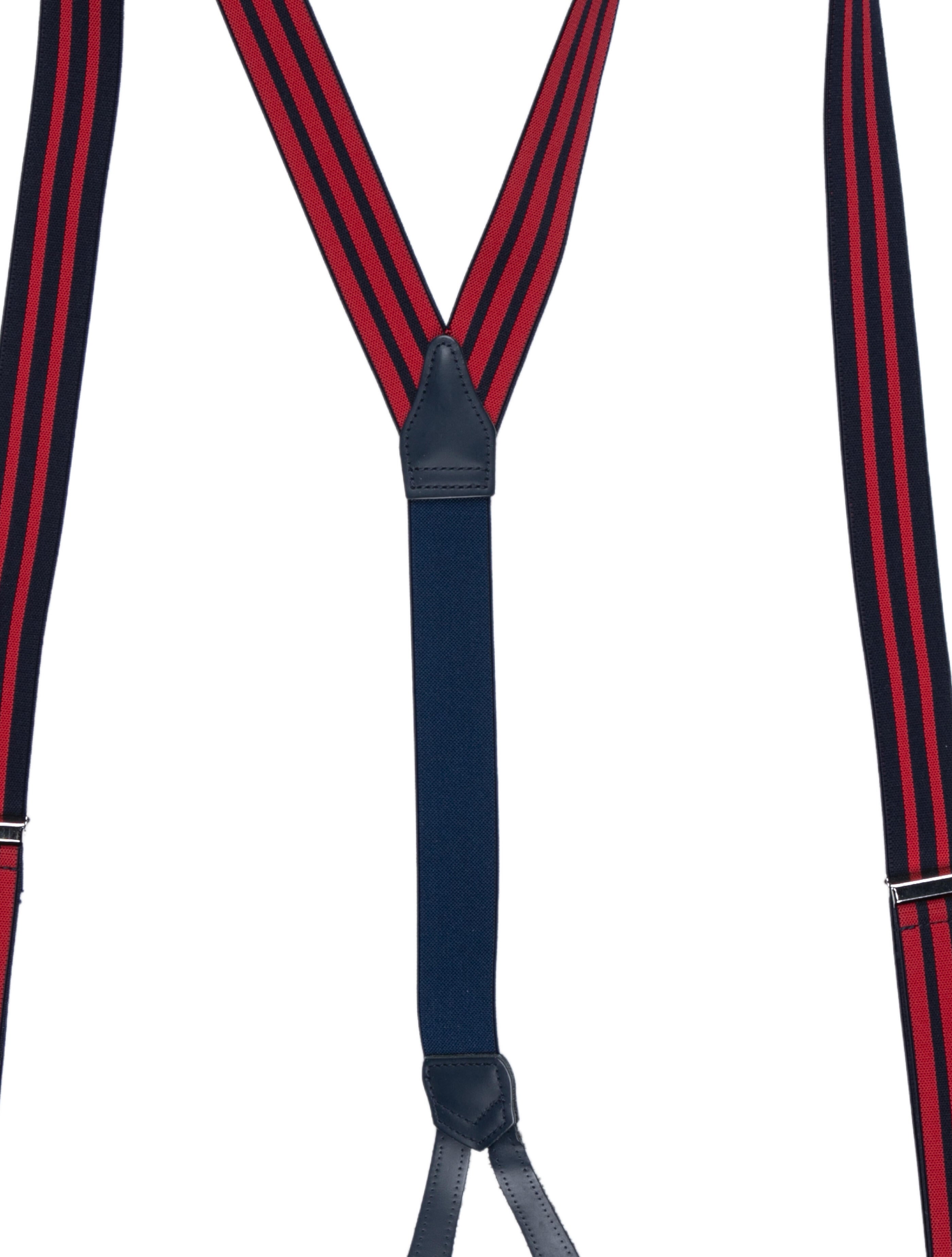 Paul Stuart Red pattern print Paul Stuart suspenders