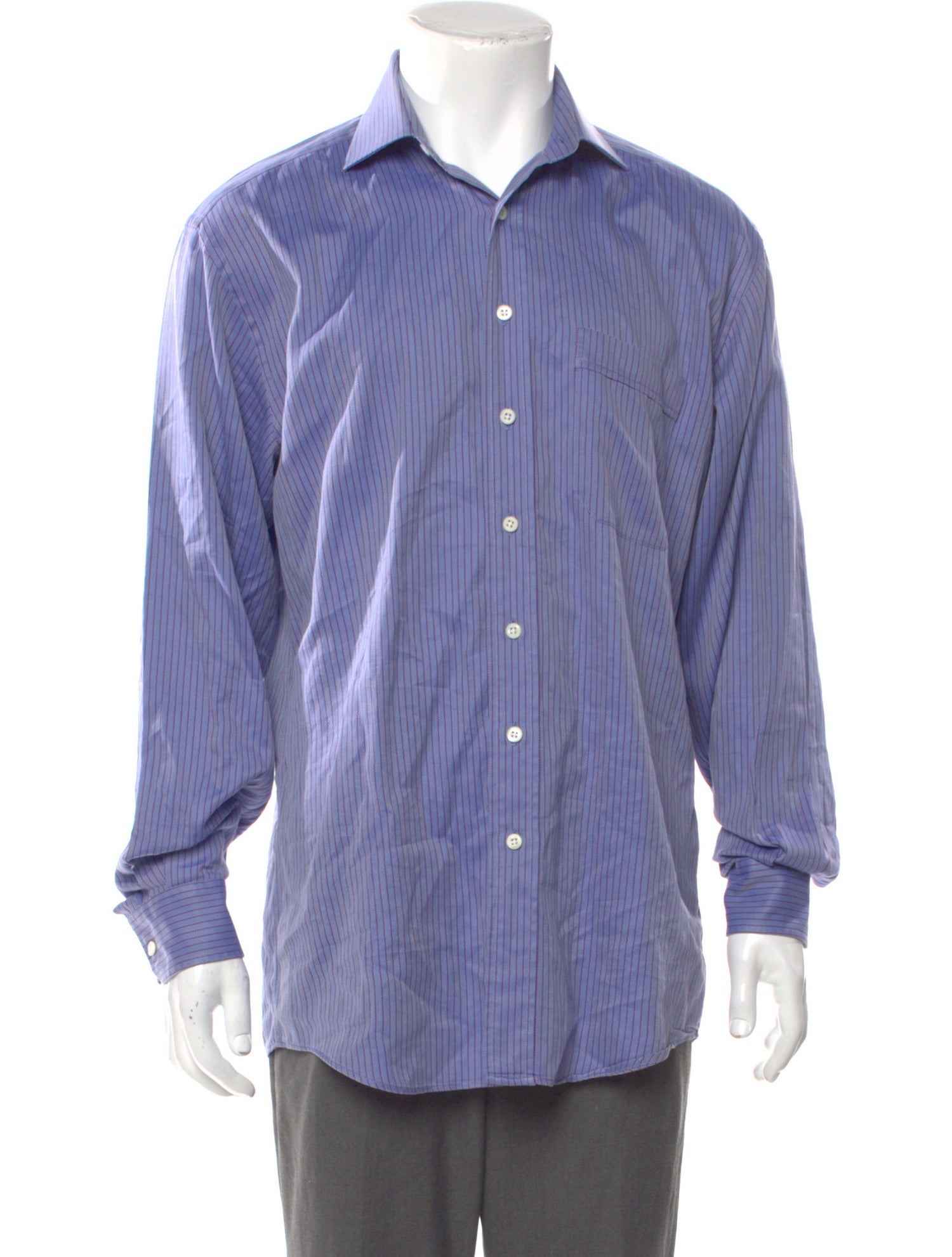 Paul Stuart Striped Long Sleeve Shirt