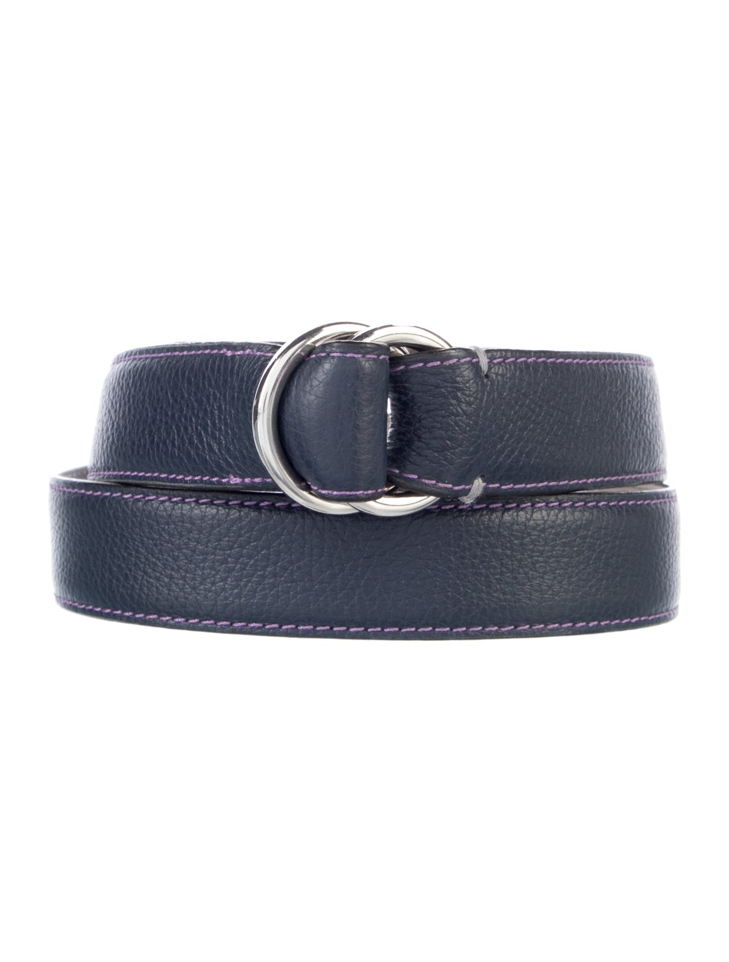 Paul Stuart Skinny Leather Waist Belt