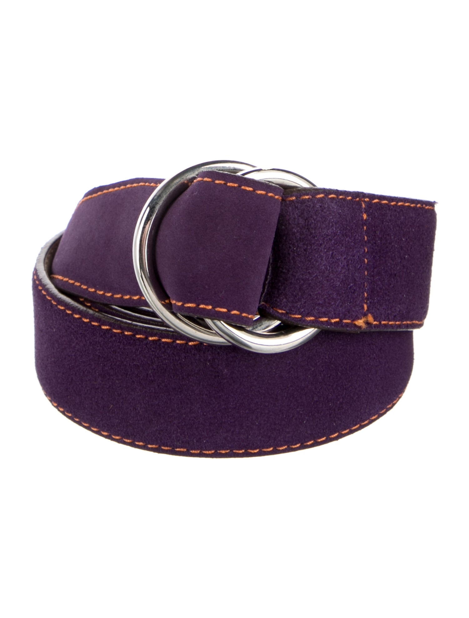 Paul Stuart Skinny Suede Belt