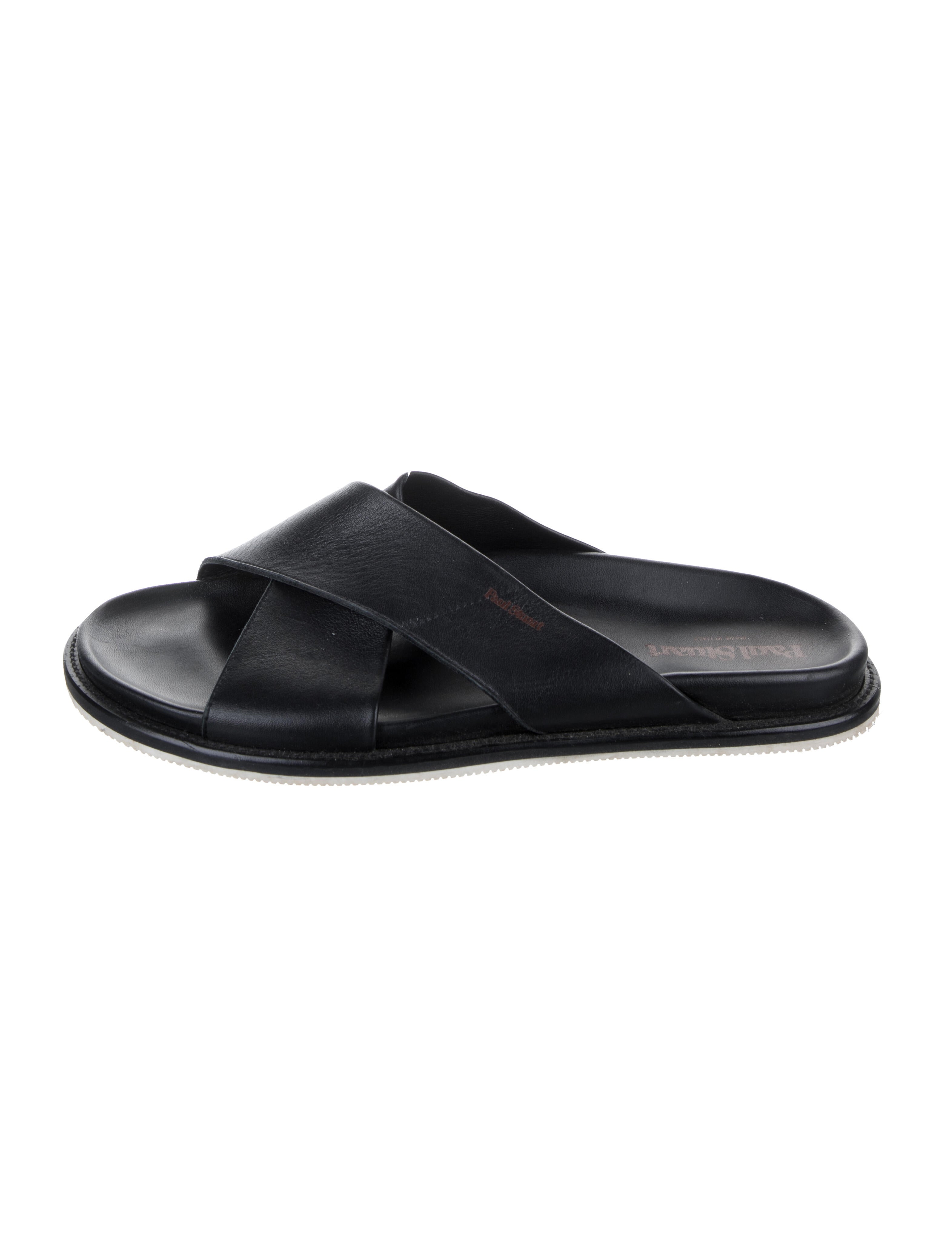 Paul Stuart Leather Slides