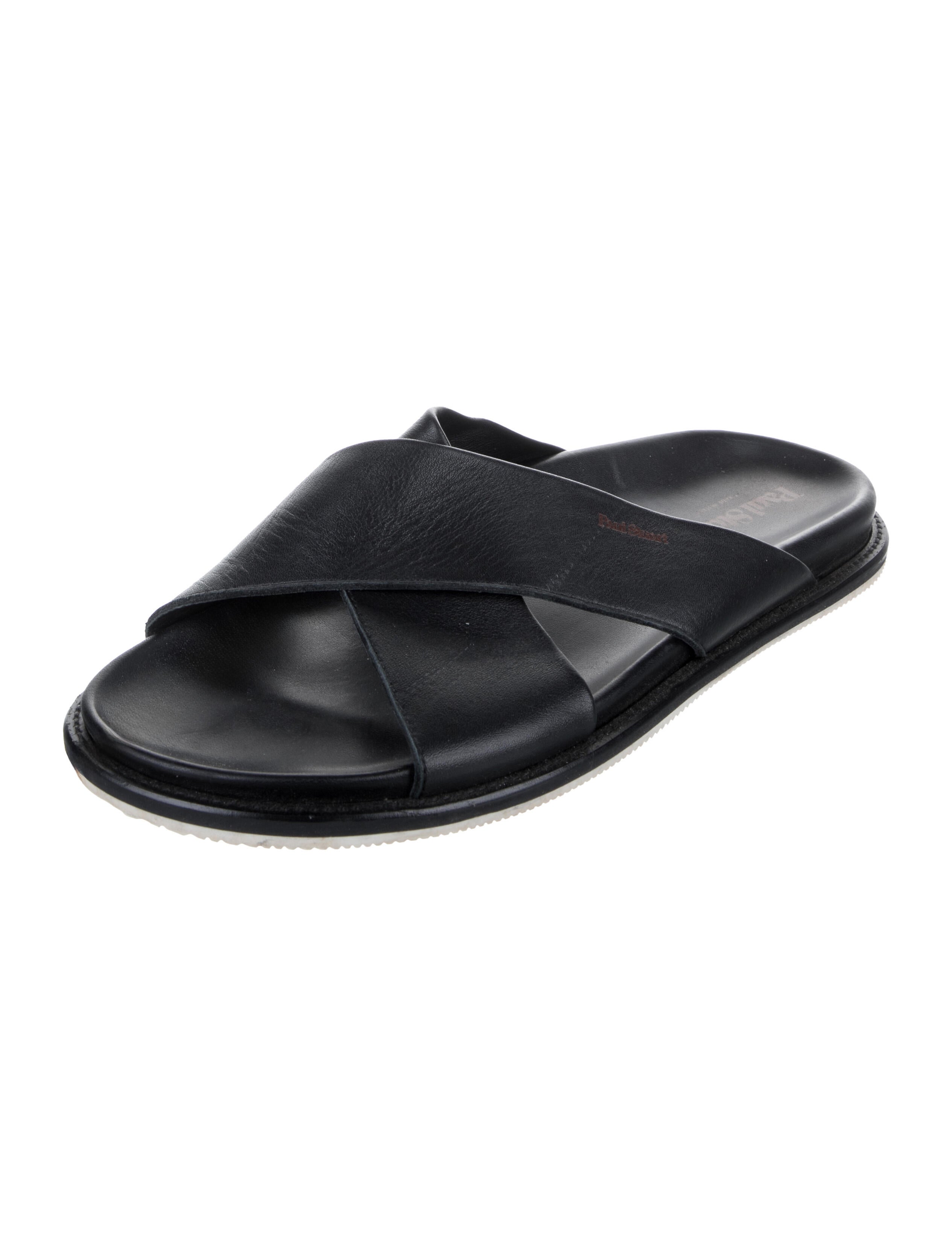 Paul Stuart Leather Slides