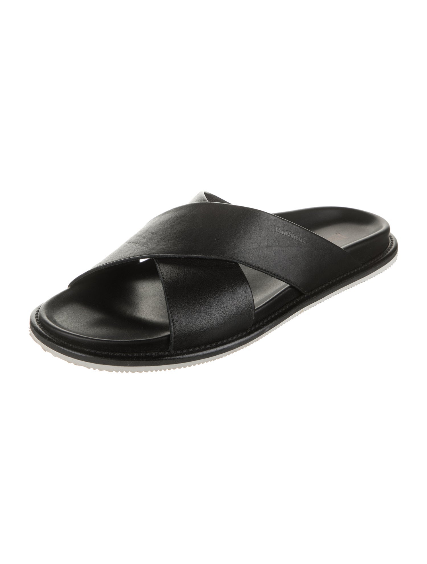 Paul Stuart Leather Slides