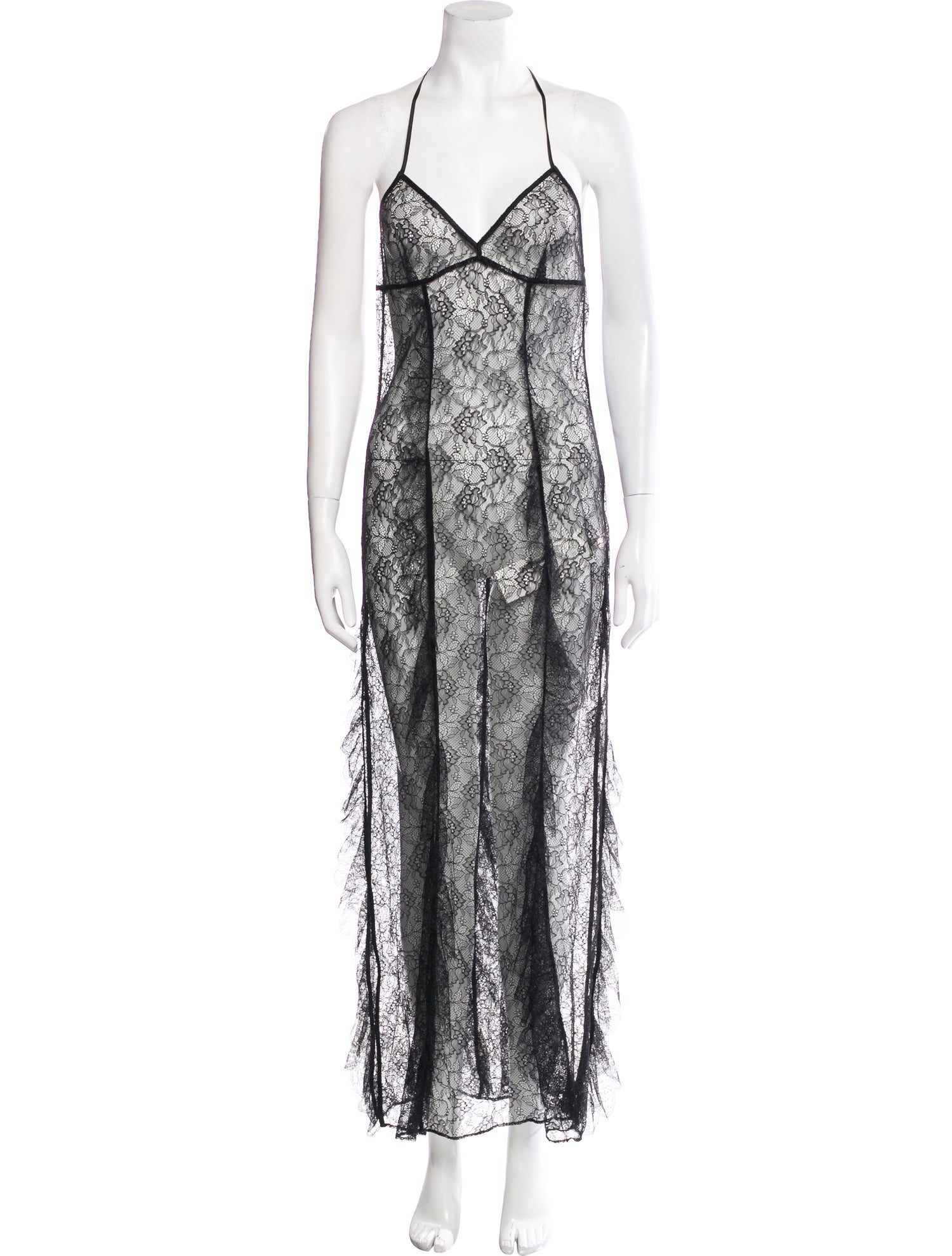 Agent Provocateur Lace Pattern Nightgown - Black Loungewear, Clothing ...