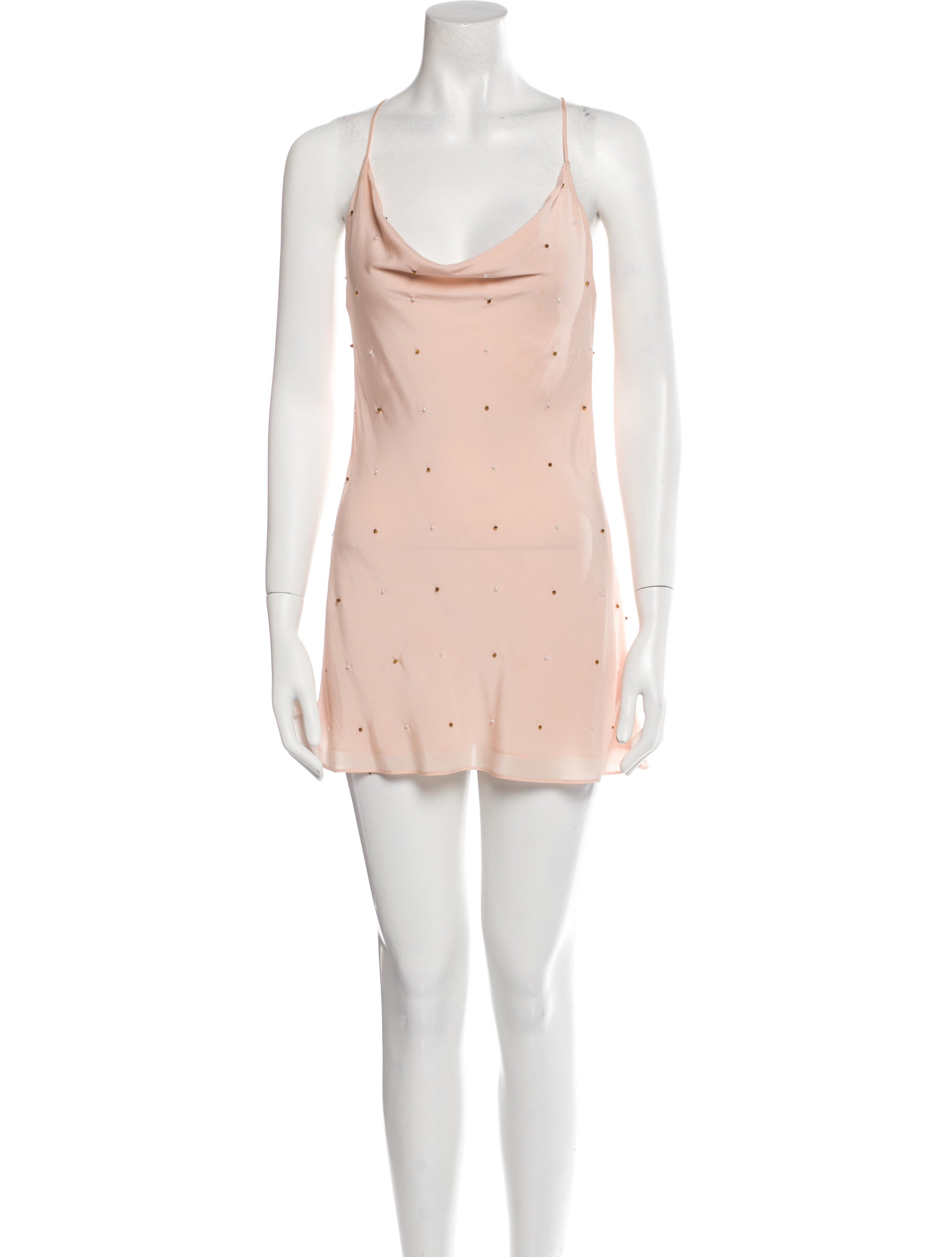 Agent Provocateur Silk Mini Dress - Pink Dresses, Clothing - PVC23449 ...