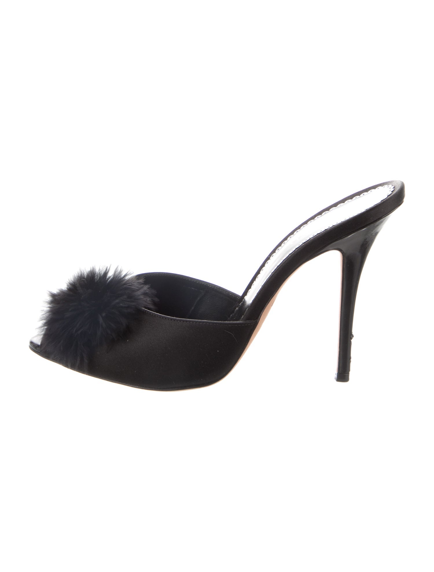 Agent Provocateur Satin Floral Print Slides