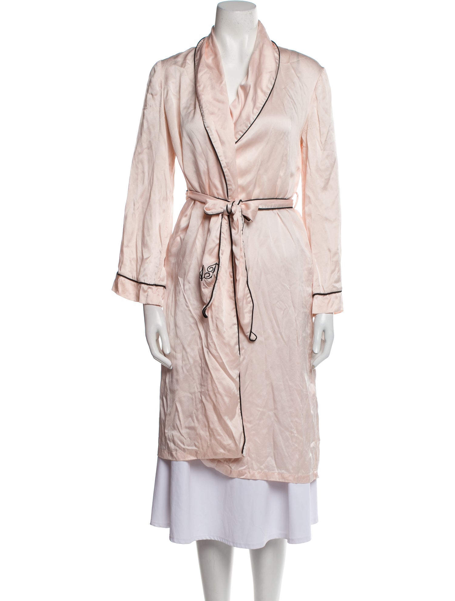 Agent Provocateur Silk Robe - Pink Loungewear, Clothing - PVC23851 ...