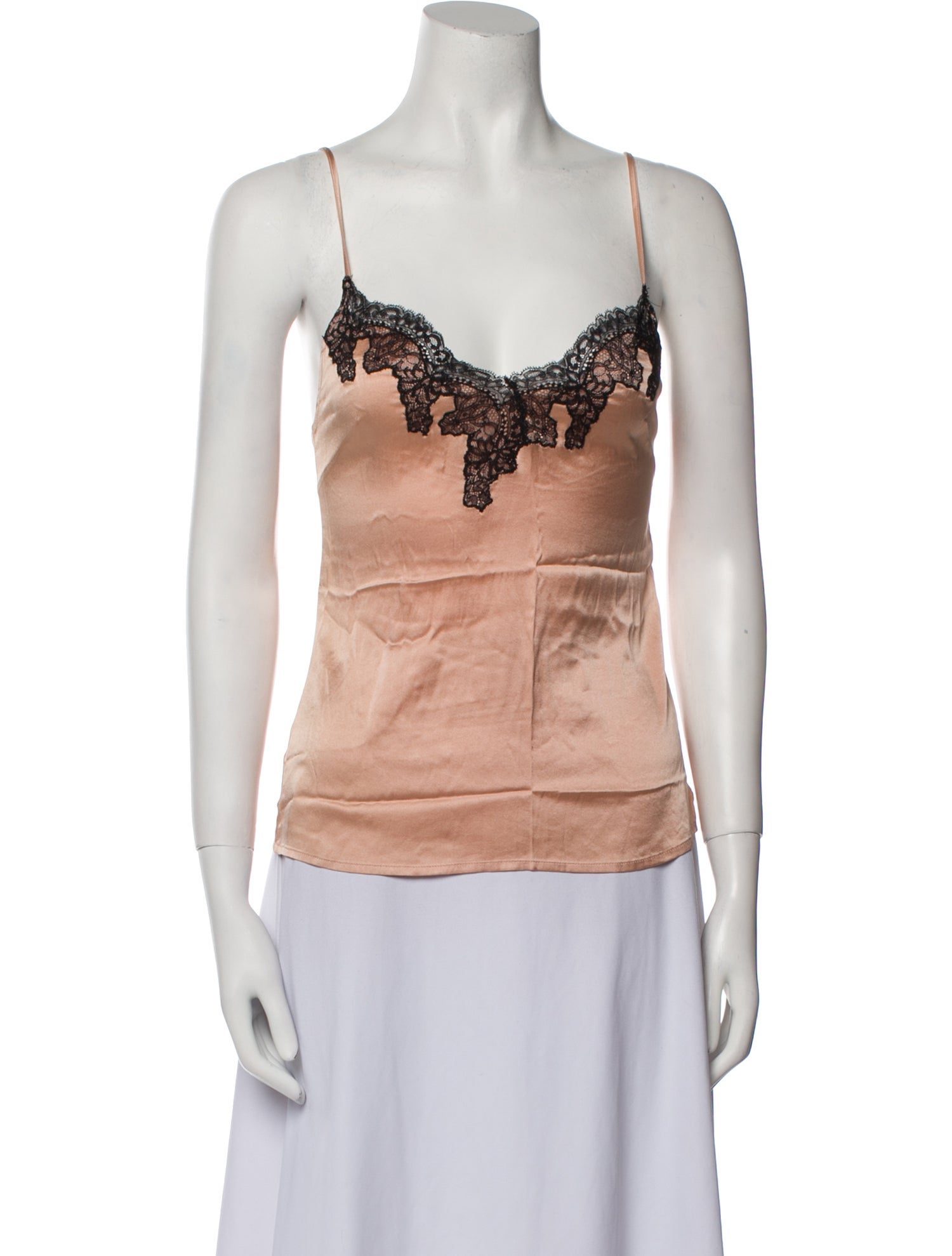 Agent Provocateur Silk Lace Trim Embellishment Pajamas