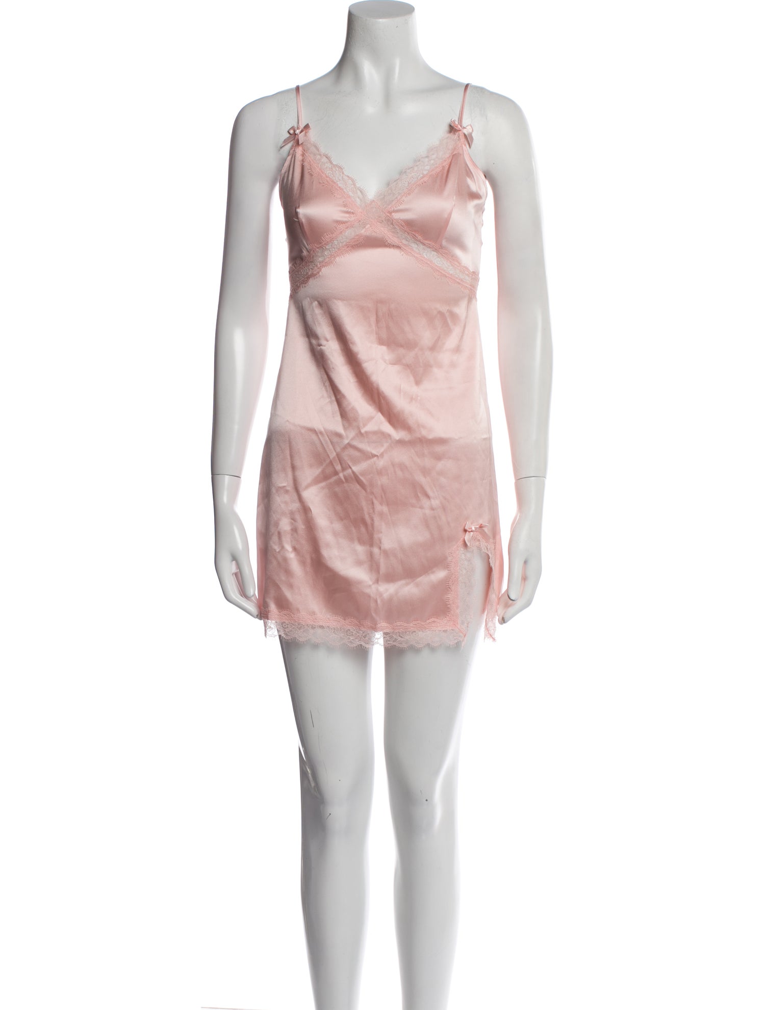 Agent Provocateur Silk Bow Accents Nightgown