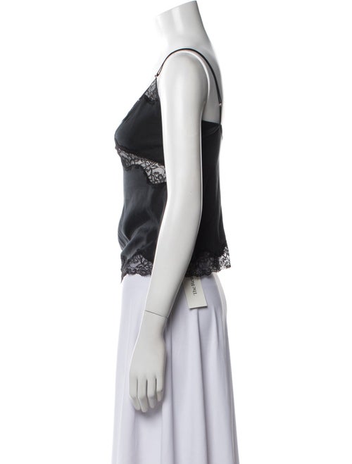 Agent Provocateur Silk Lace Trim Embellishment Pajamas