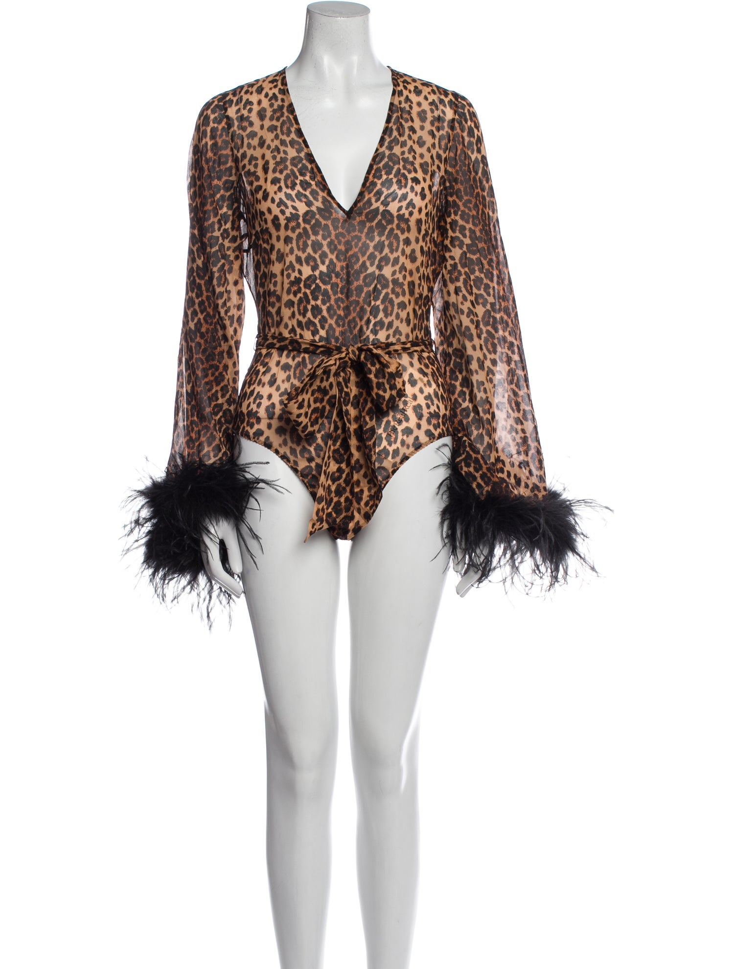 Agent Provocateur Silk Animal Print Lounge Set w/ Tags