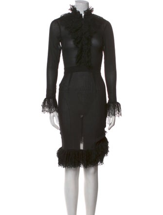 Agent Provocateur Silk Knee-Length Dress