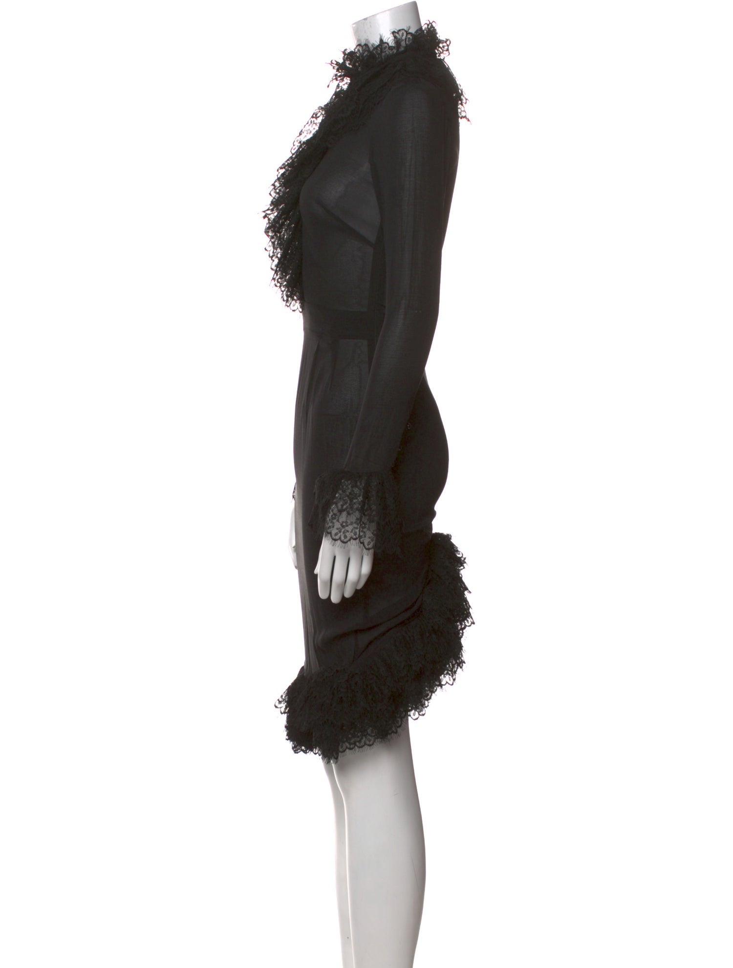 Agent Provocateur Silk Knee-Length Dress