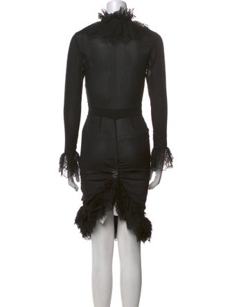 Agent Provocateur Silk Knee-Length Dress