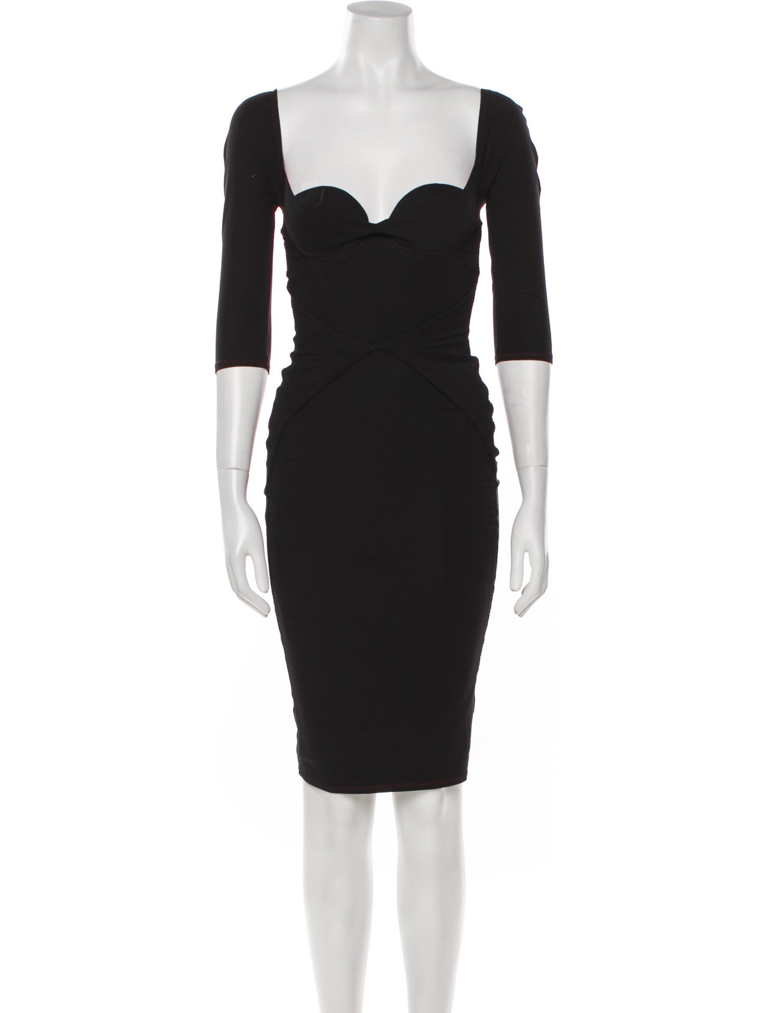 Agent Provocateur Square Neckline Mini Dress