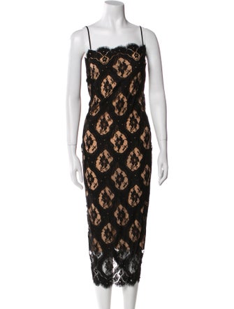 Agent Provocateur Lace Pattern Long Dress