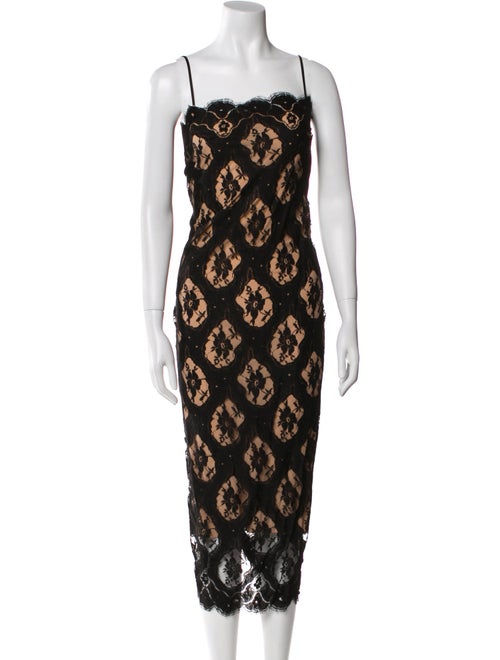 Agent Provocateur Lace Pattern Long Dress