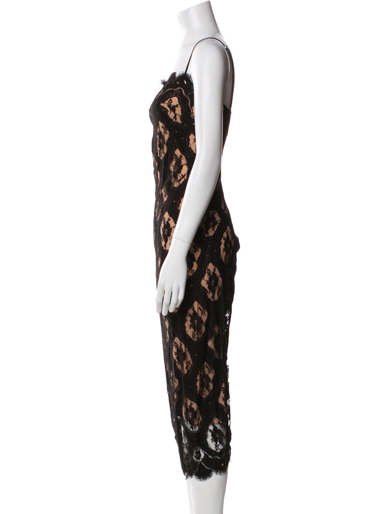 Agent Provocateur Lace Pattern Long Dress