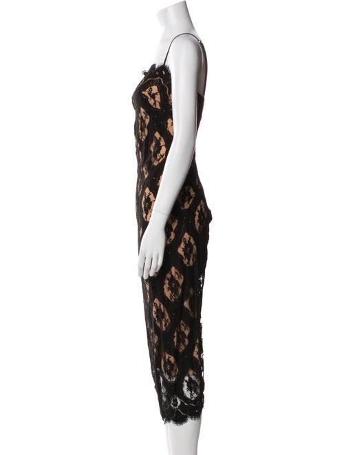 Agent Provocateur Lace Pattern Long Dress