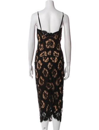 Agent Provocateur Lace Pattern Long Dress