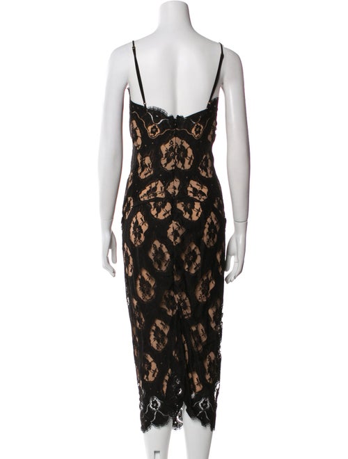 Agent Provocateur Lace Pattern Long Dress