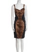 Agent Provocateur Alligator Knee-Length Dress