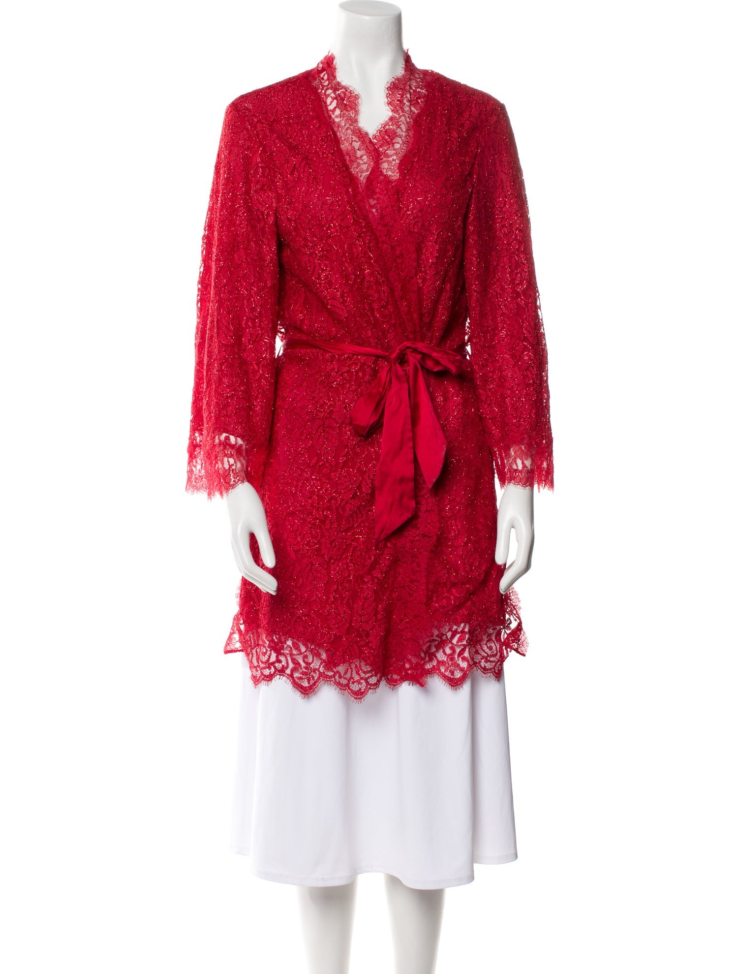 Agent Provocateur Lace Lace Pattern Robe