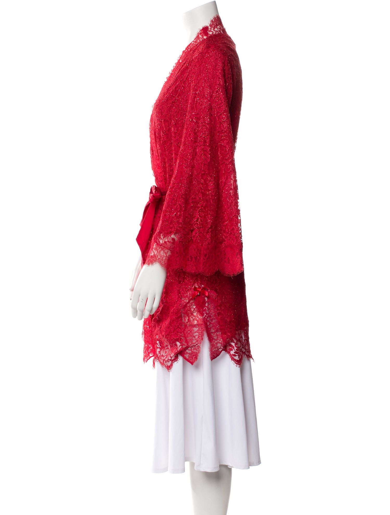 Agent Provocateur Lace Lace Pattern Robe