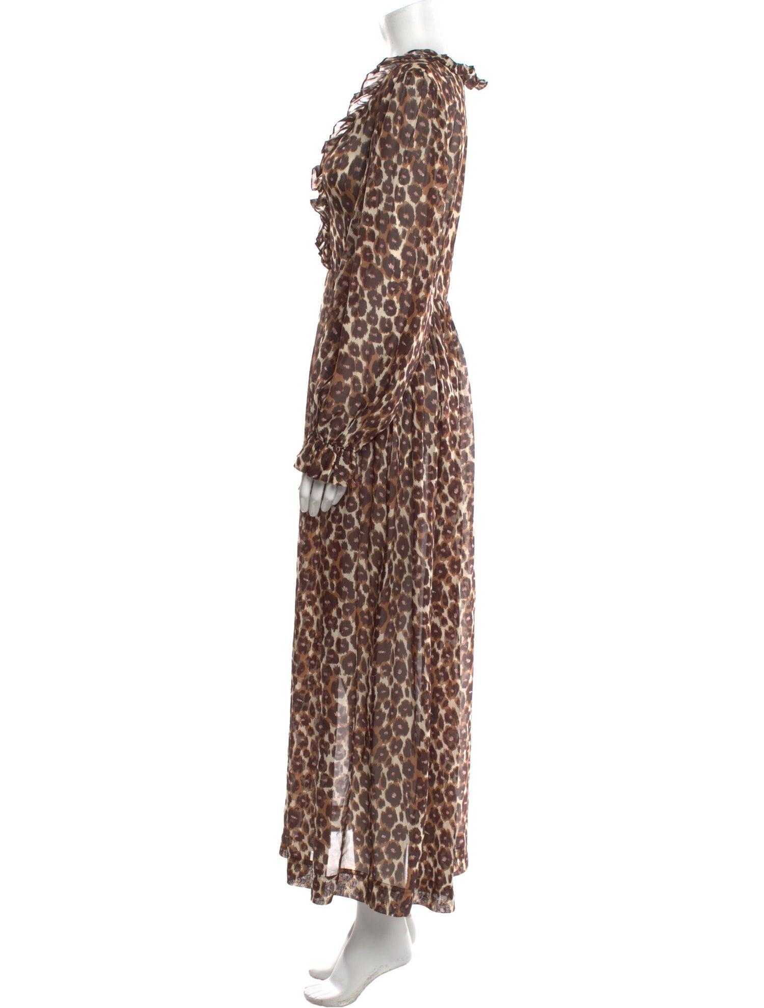 Agent Provocateur Animal Print Long Dress