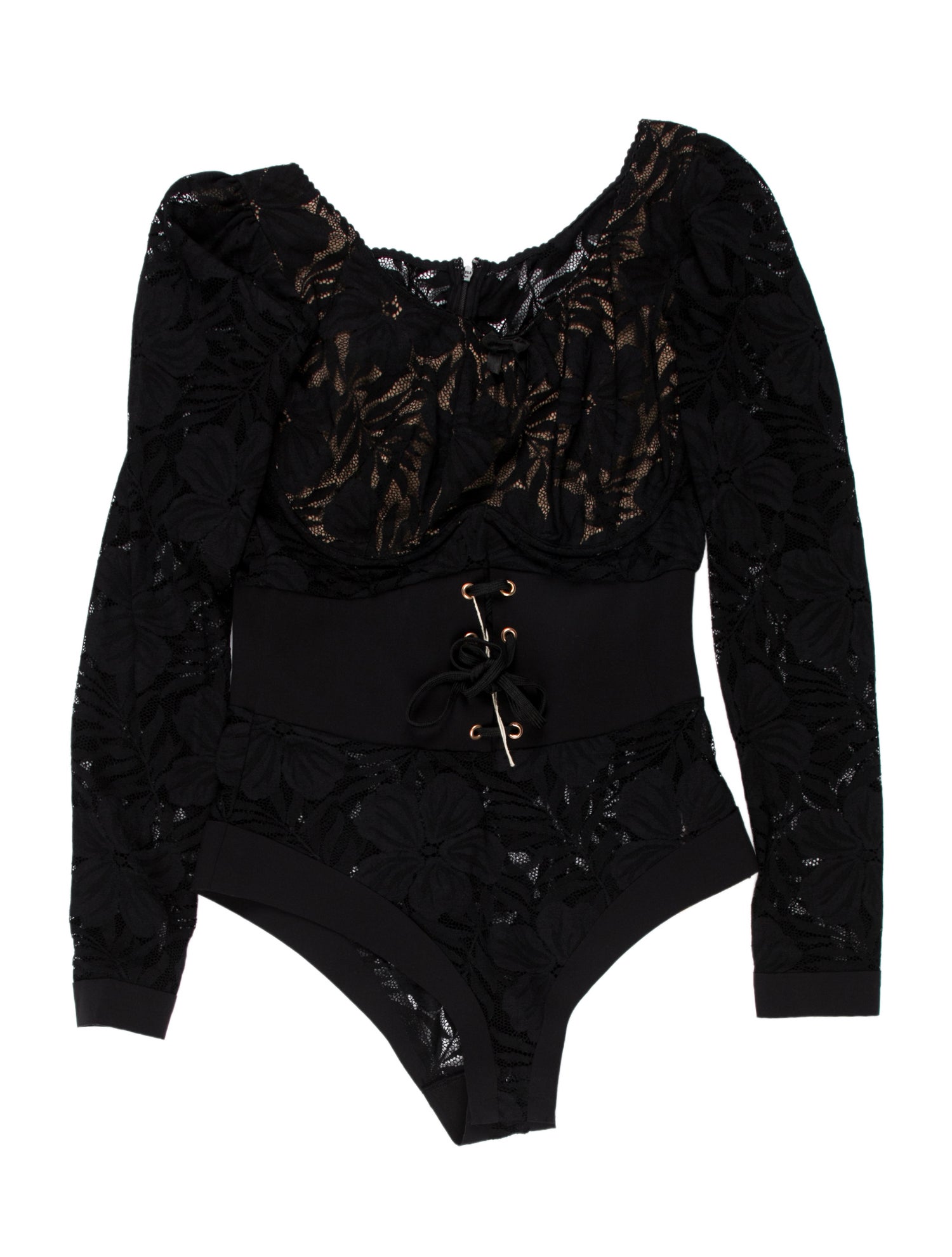 Agent Provocateur Lace Scoop Neck Bodysuit w/ Tags