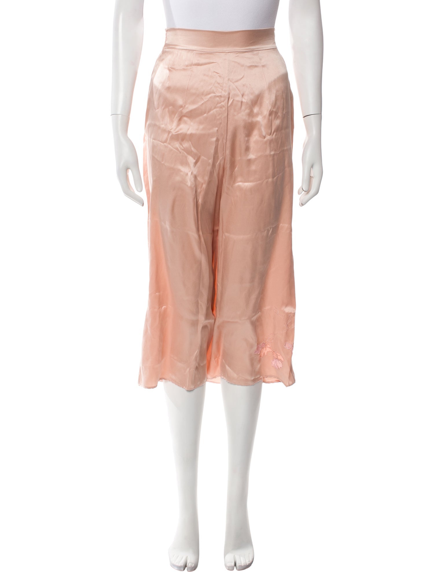 Agent Provocateur Silk Embroidered Accent Pajamas w/ Tags