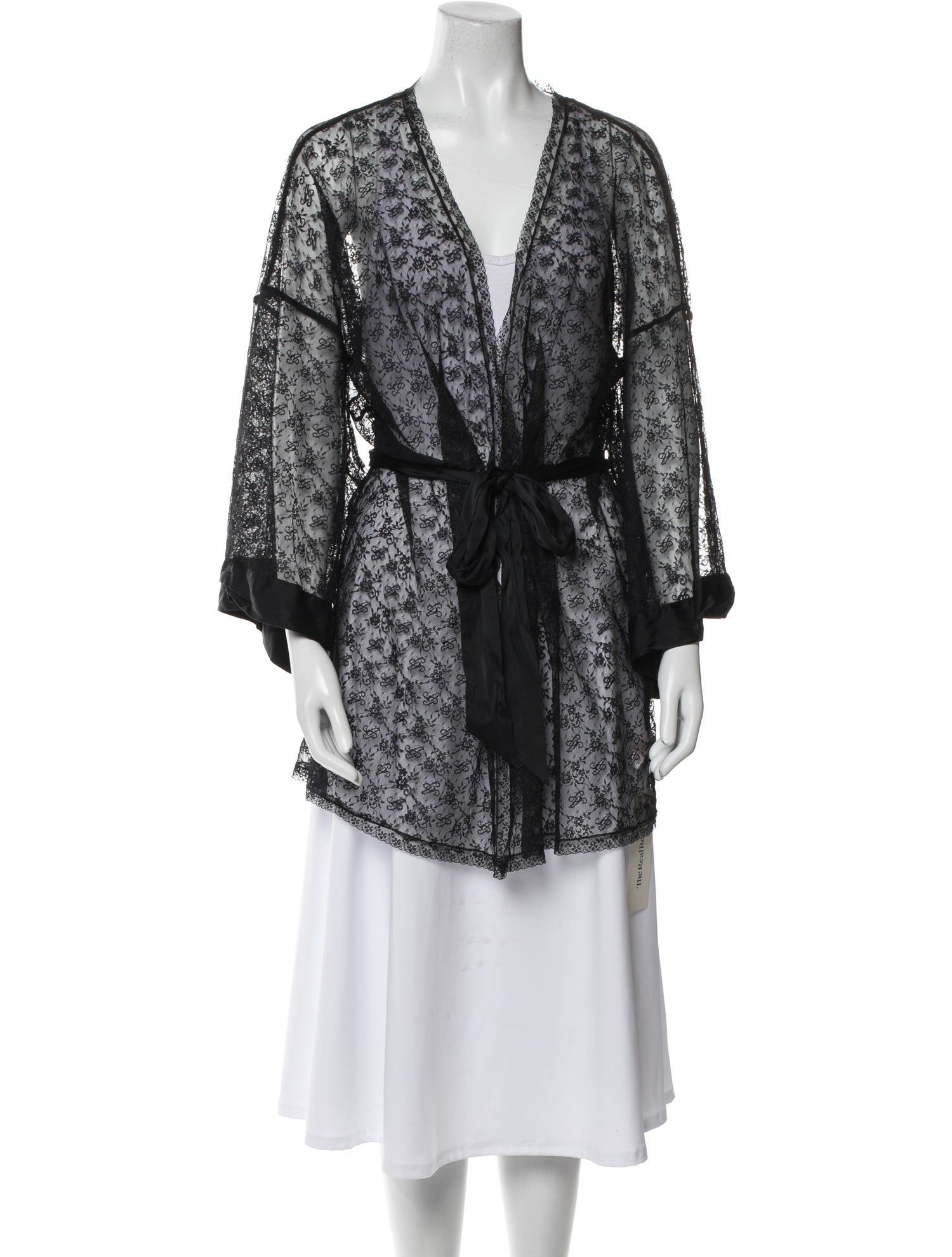 Agent Provocateur Lace Lace Pattern Robe