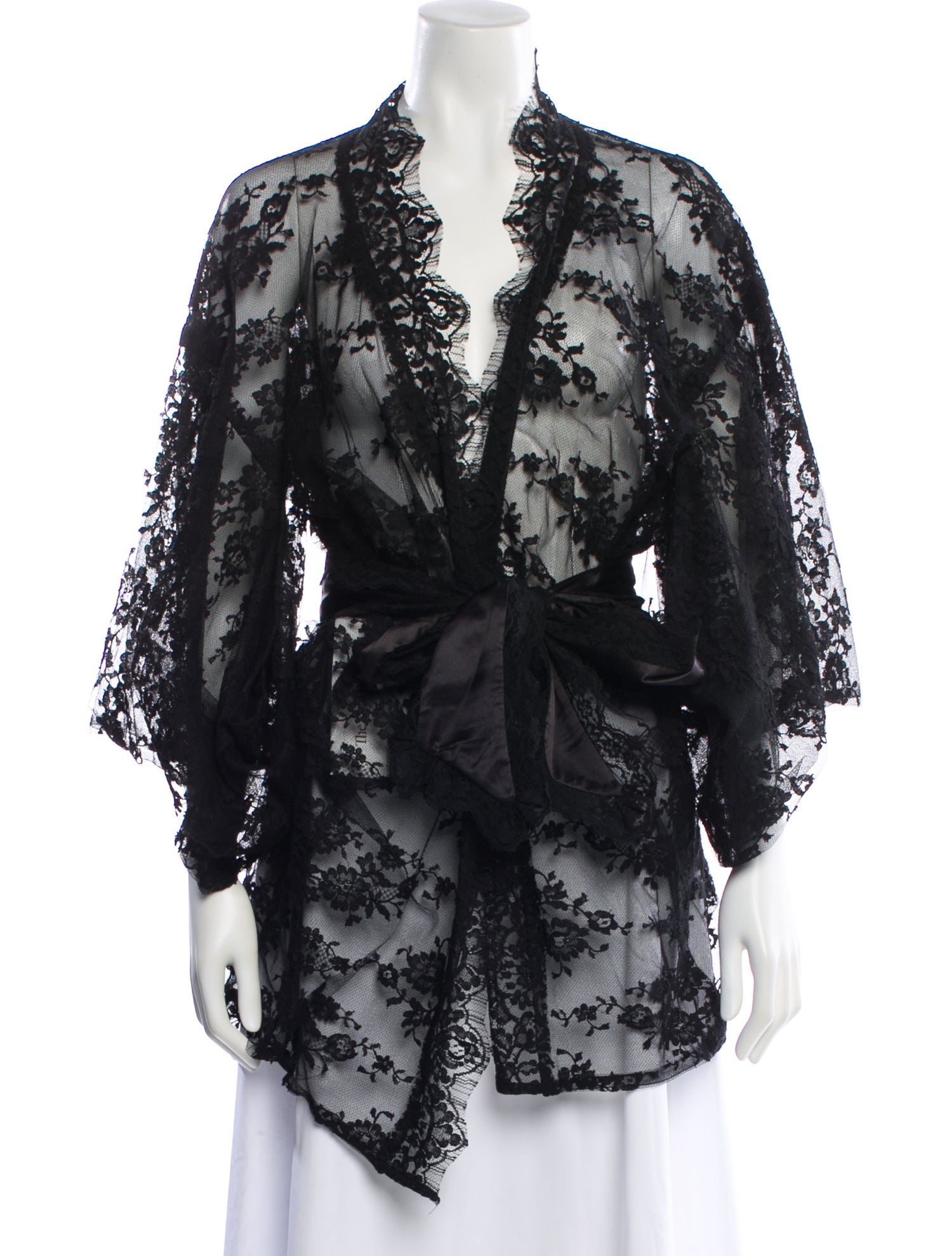 Agent Provocateur Lace Lace Pattern Robe