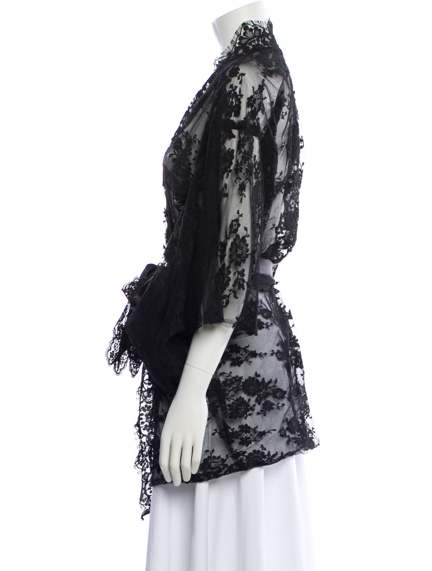 Agent Provocateur Lace Lace Pattern Robe