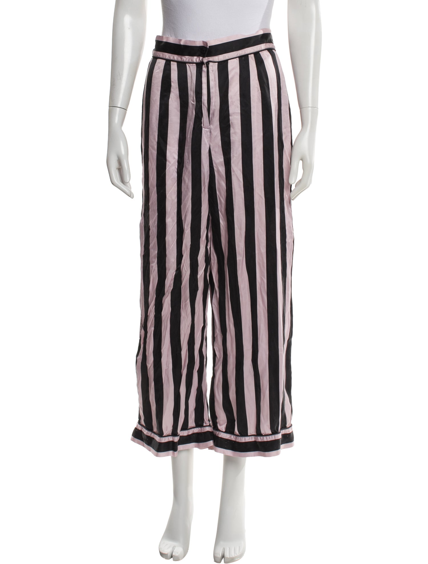 Agent Provocateur Silk Striped Pajamas