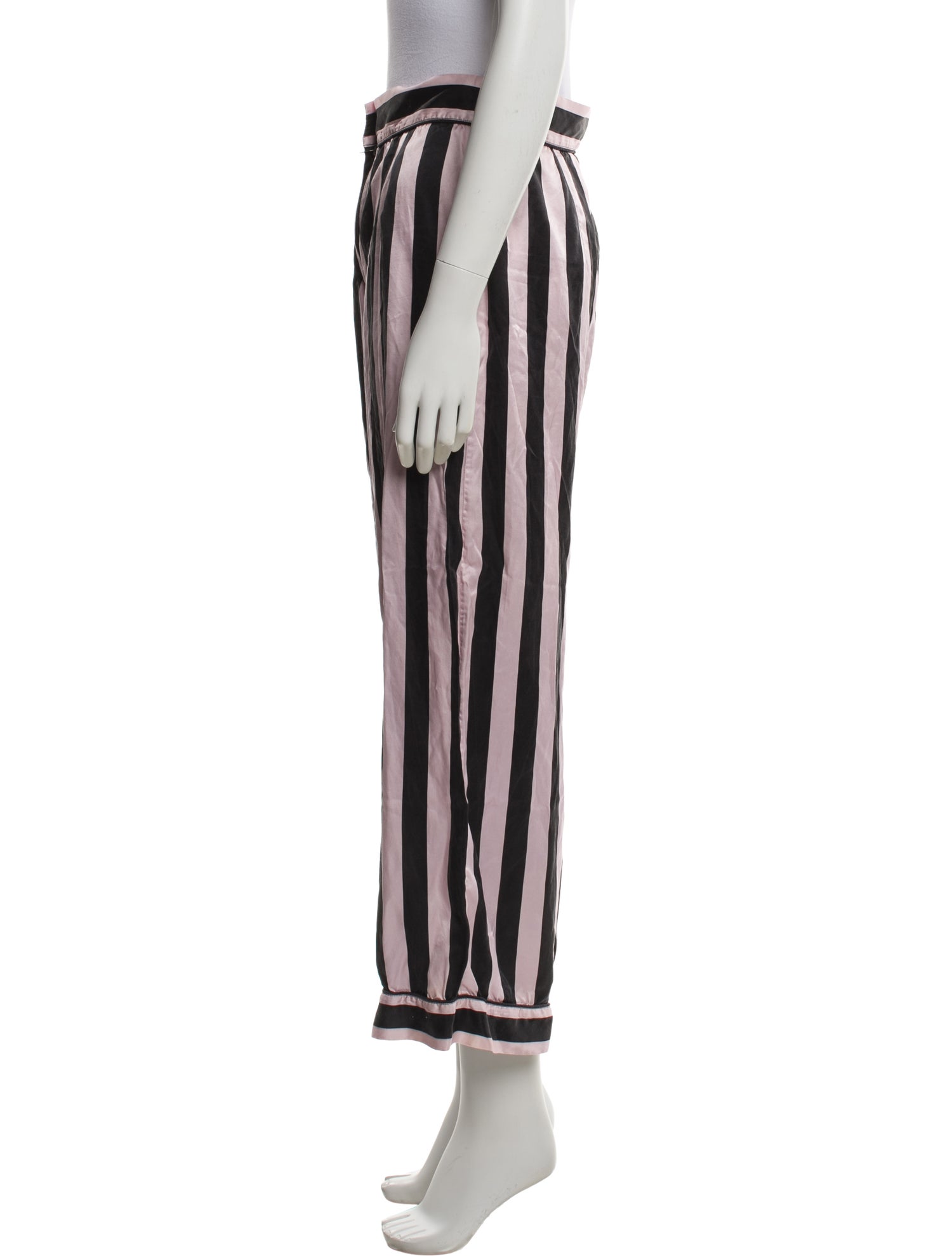 Agent Provocateur Silk Striped Pajamas