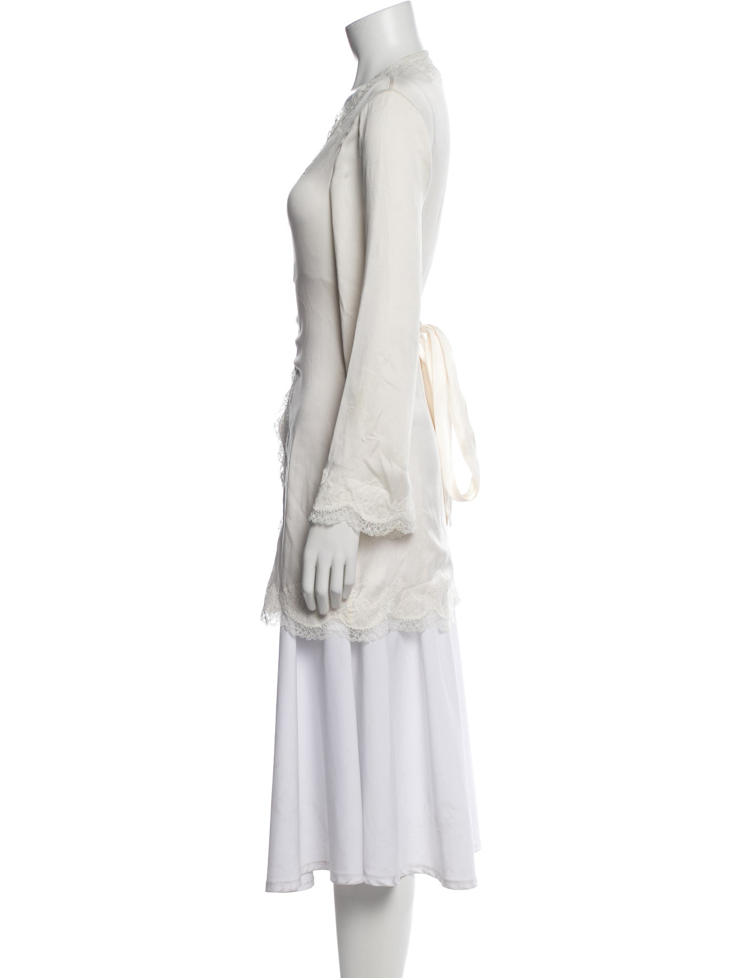 Agent Provocateur Lace Trim Embellishment Robe