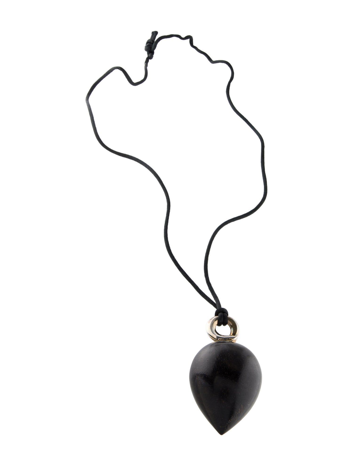 Patricia Von Musulin Wood Pendant Necklace